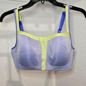 Le Mystere High-Impact Mesh Panel  Contour Wire Convertible Sports Bra Size 34D